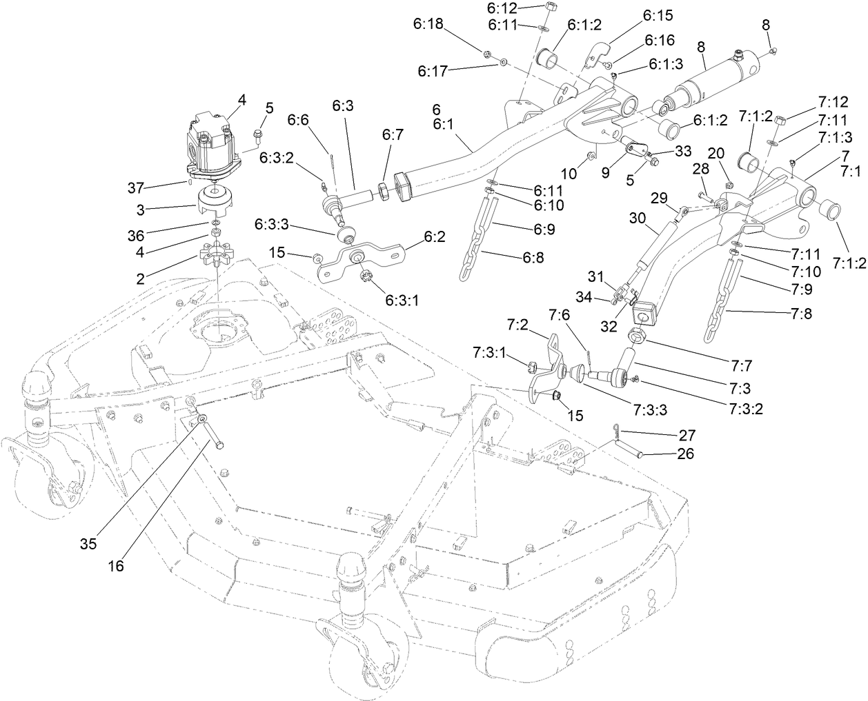 Front Deck Installation Assembly