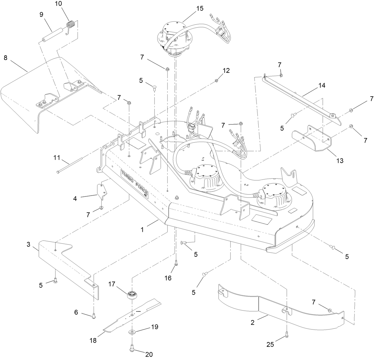 48 Inch Deck Assembly