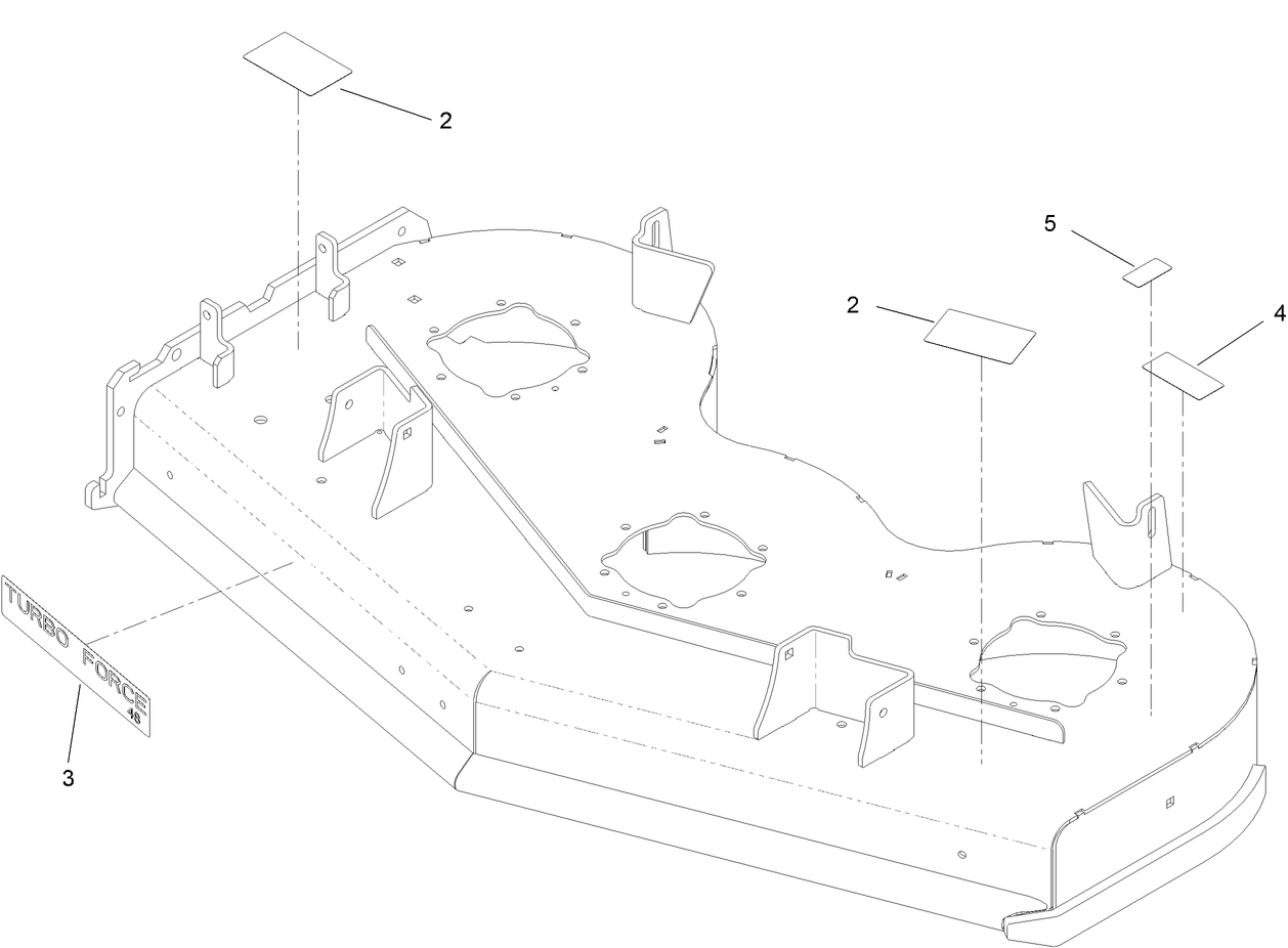 48 Inch Deck Assembly No. 145-3441
