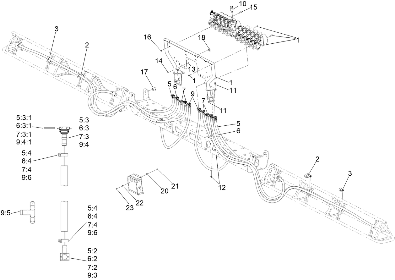 Valve Mount and Hose Assembly