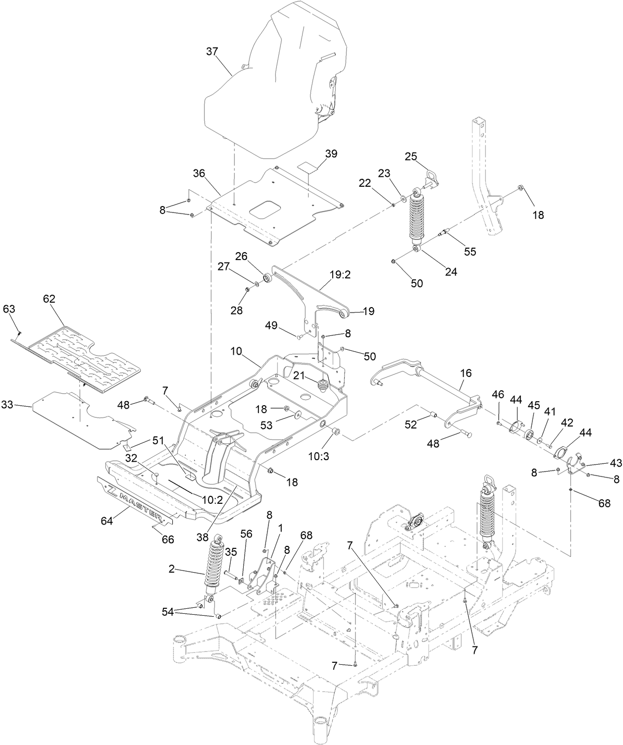 Seat Suspension Assembly