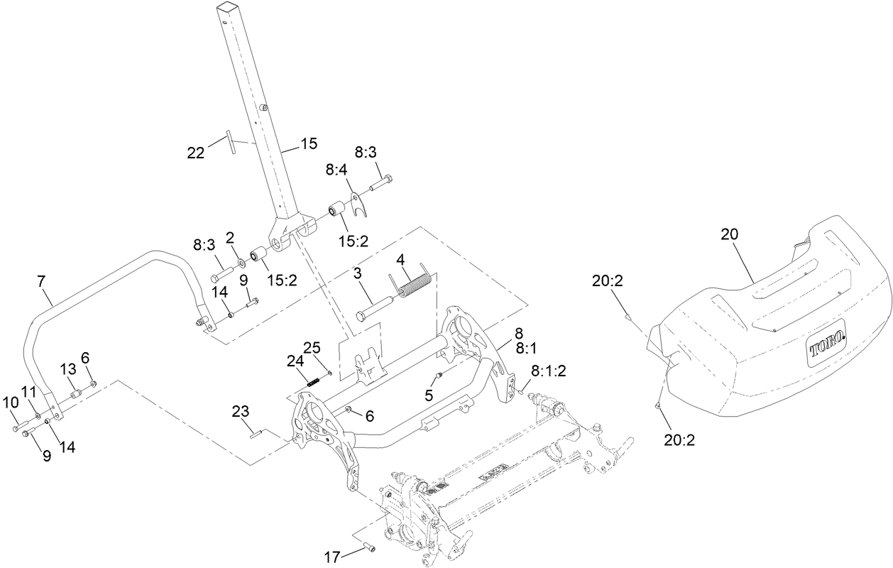 Frame and Handle Mount Assembly