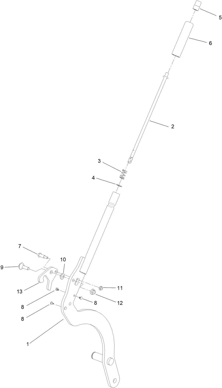 HOC Lever Assembly No. 130-1755