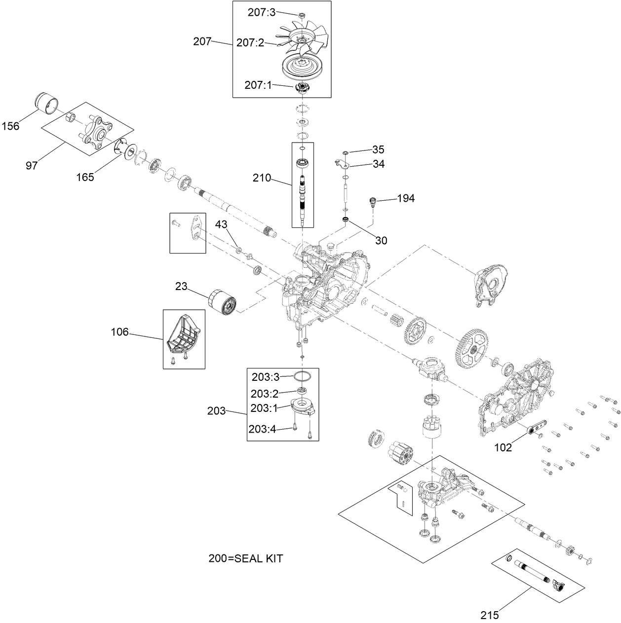 RH Transaxle Assembly No. 145-8425