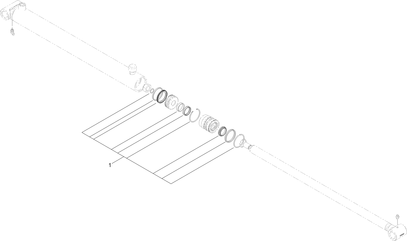 Hydraulic Cylinder Assembly No. 140-2974
