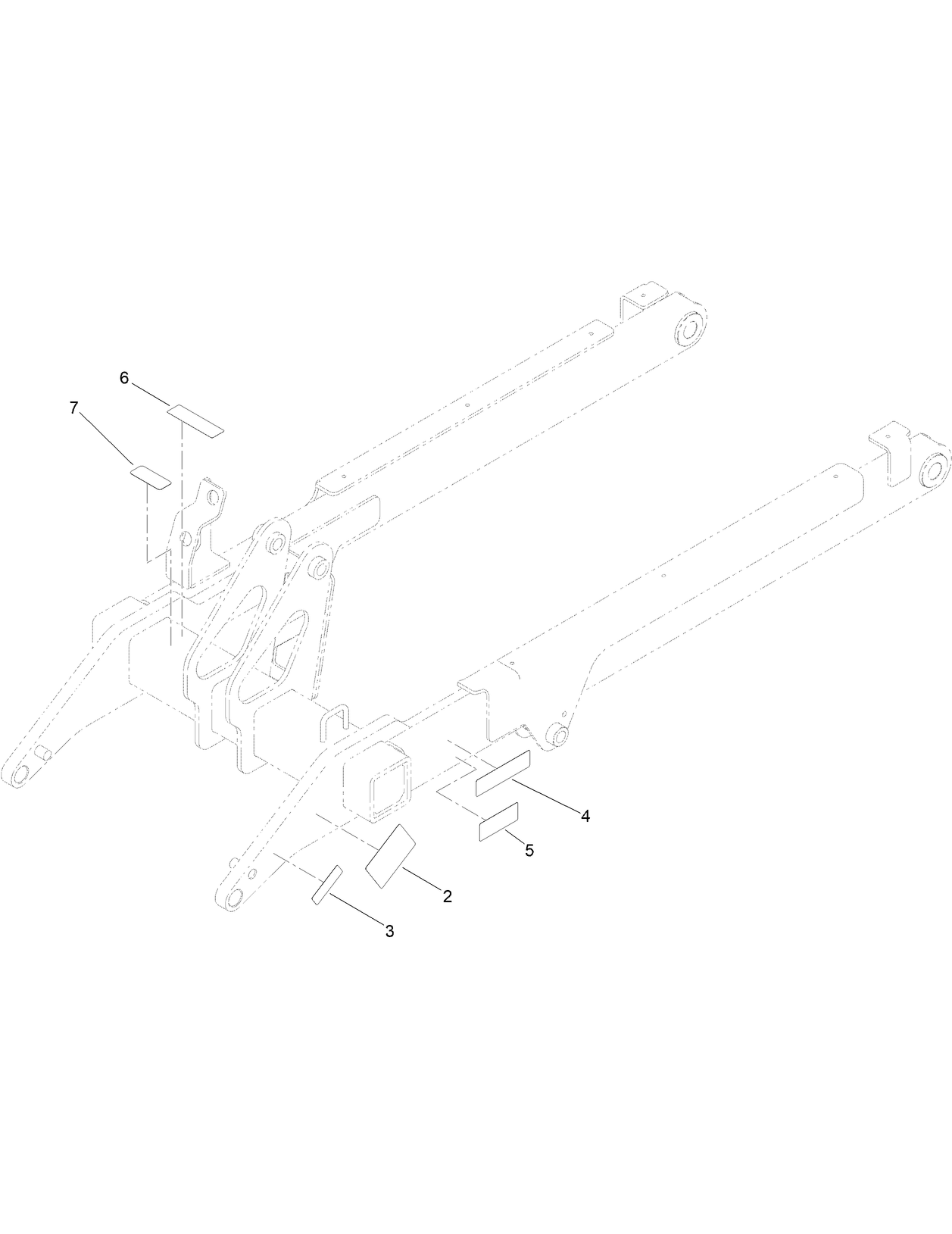 Loader Arm Assembly No. 145-3225
