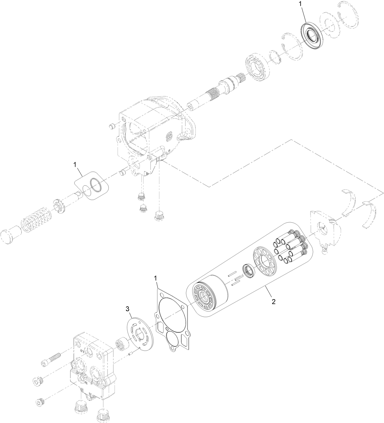 Hydraulic Motor Assembly No. 142-5691