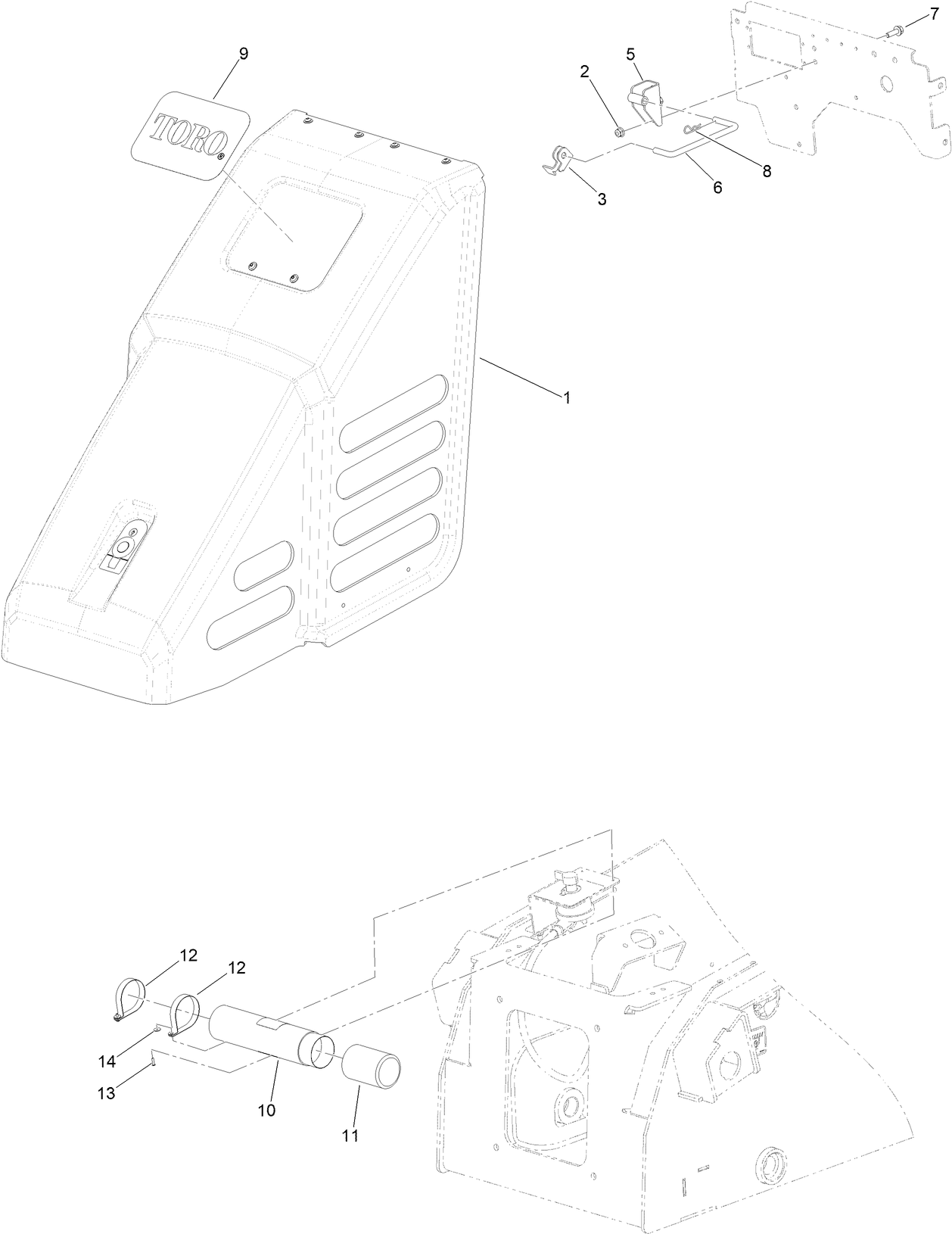 Hood and Manual Tube Assembly