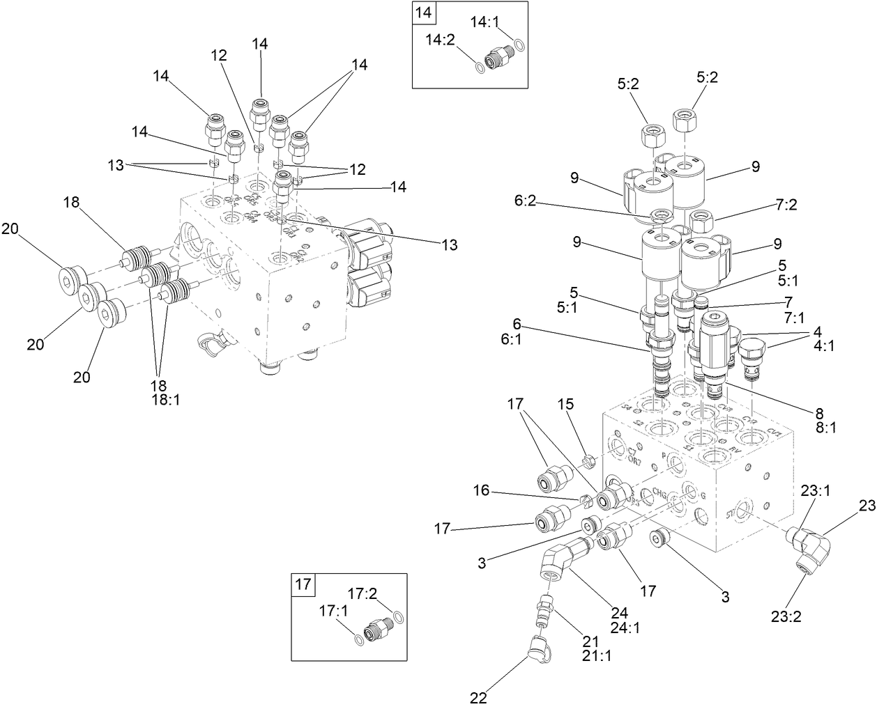 Lift Manifold Assembly No. 138-6998