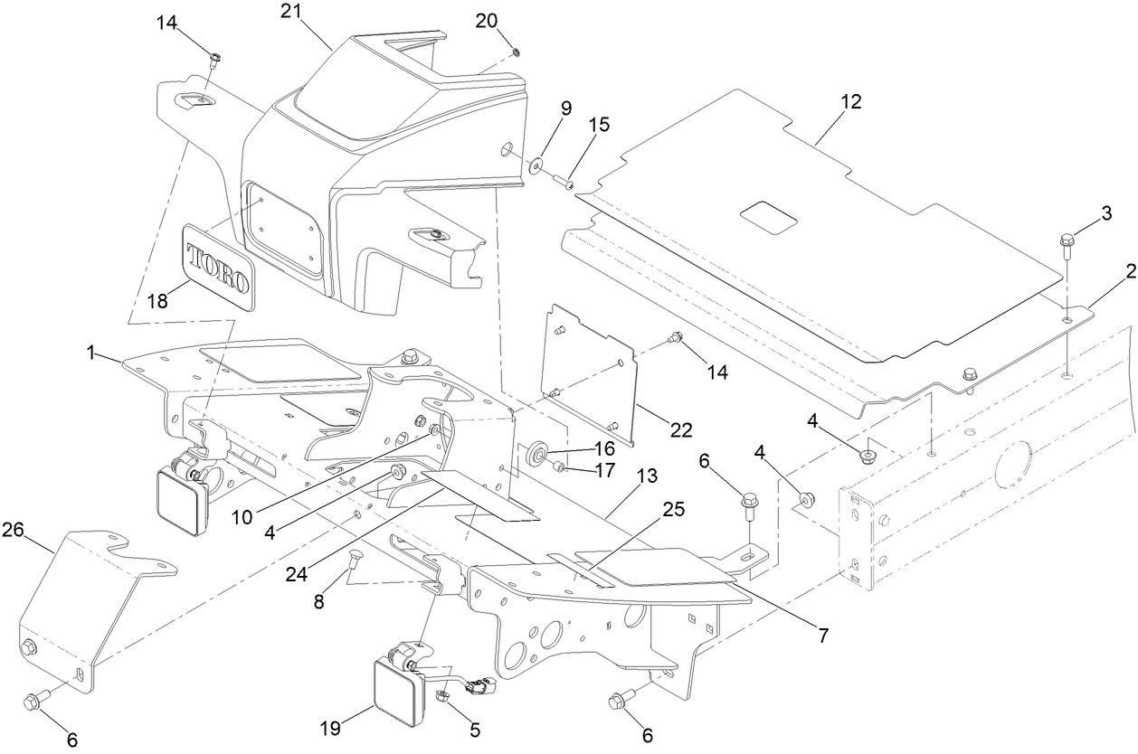 Platform and Shroud Assembly
