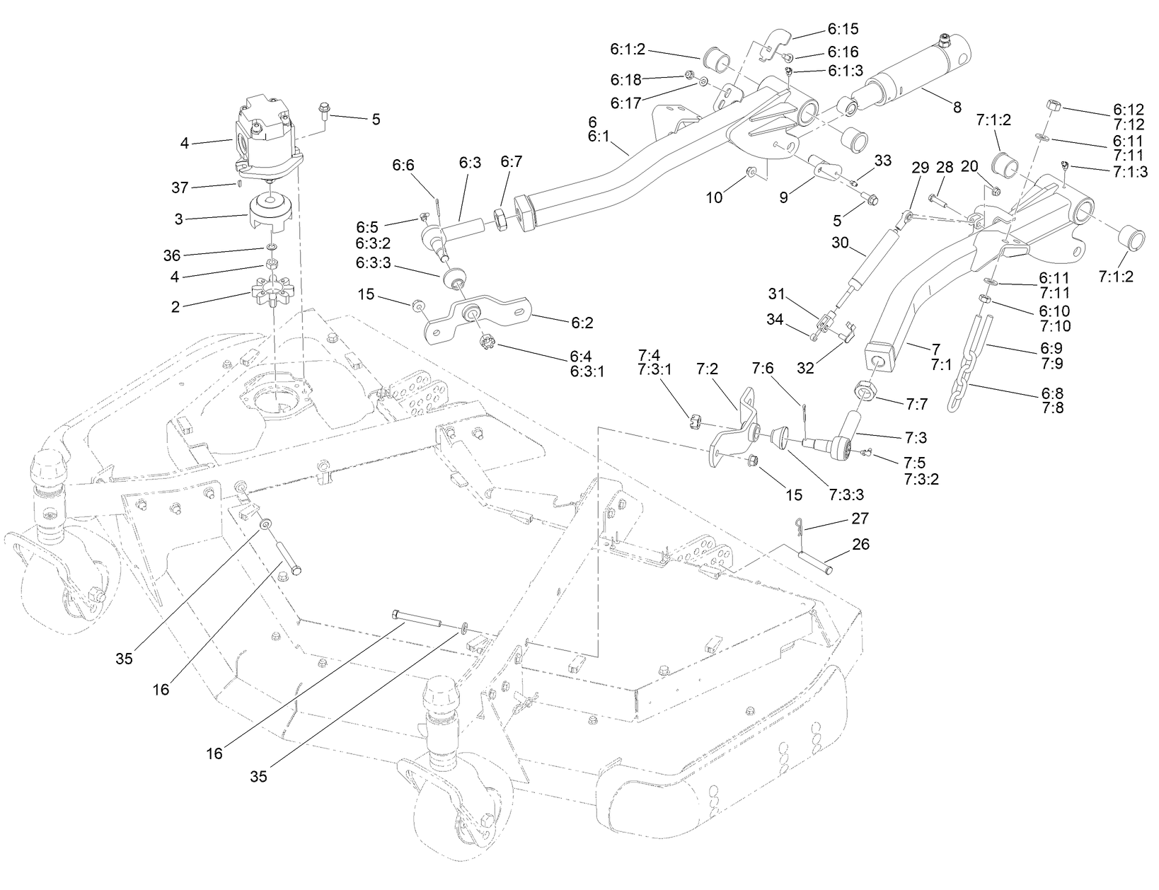 Front Deck Installation Assembly