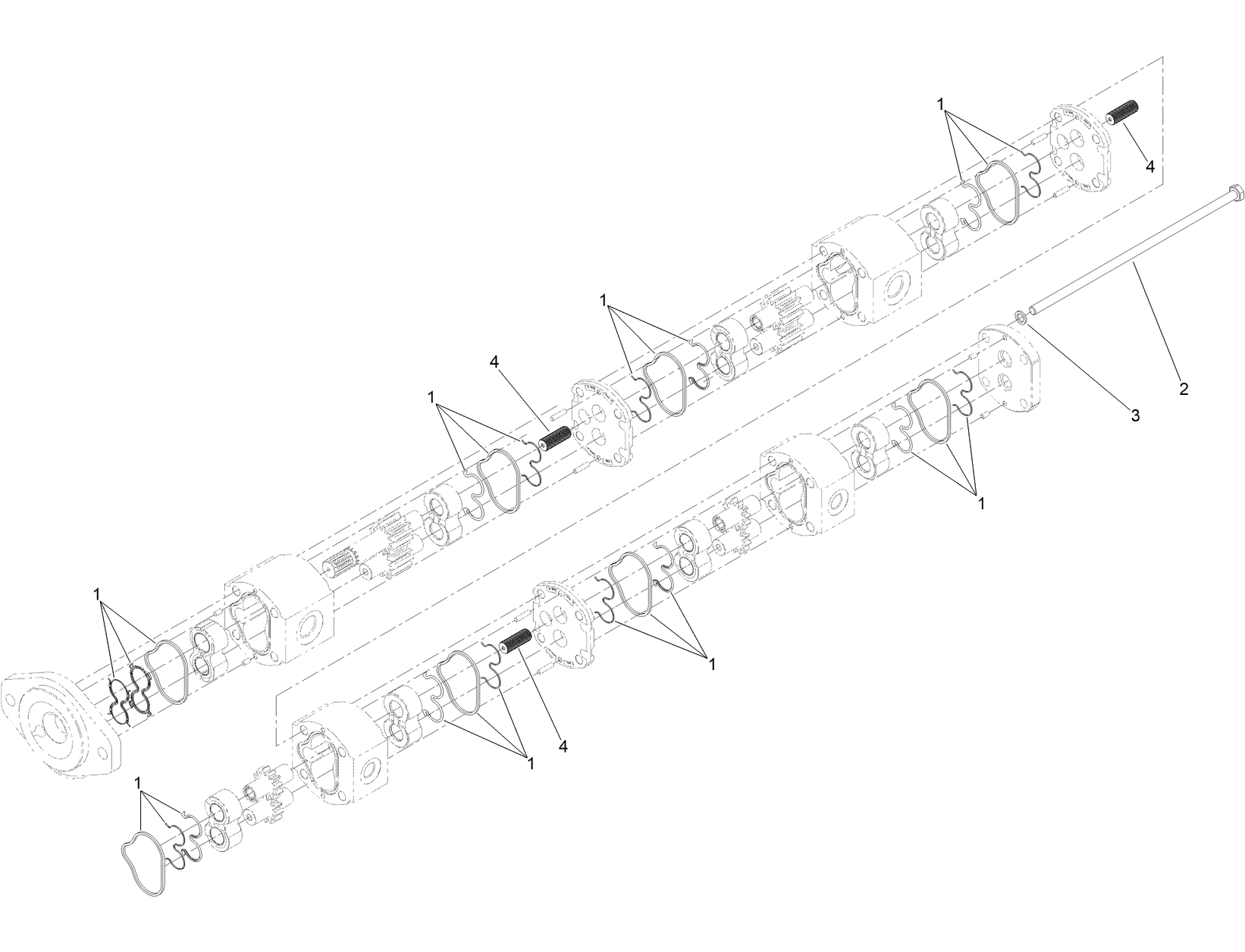 4-Section Gear Pump Assembly No. 120-8904
