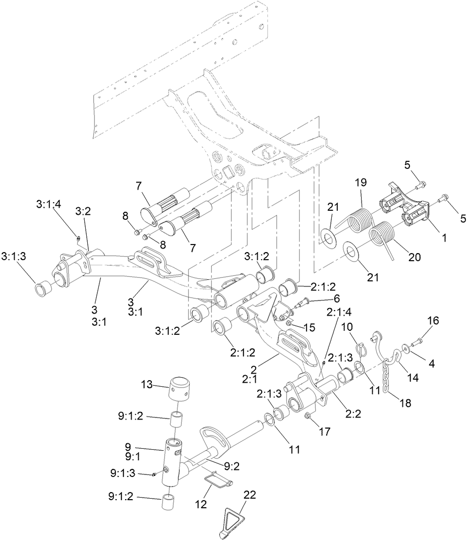 No. 2 and 3 Lift Arm Assembly