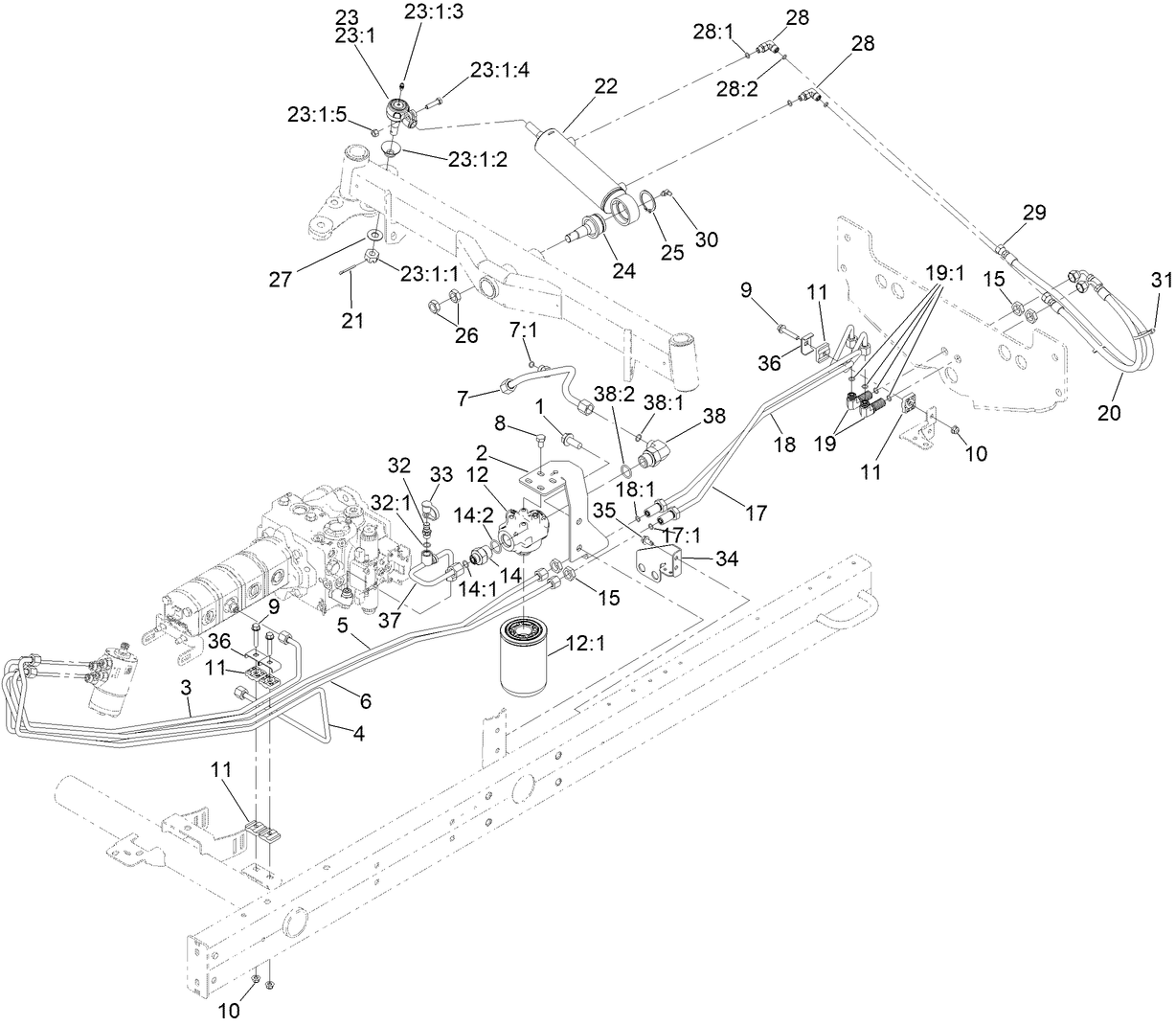 Steering Hydraulic Assembly