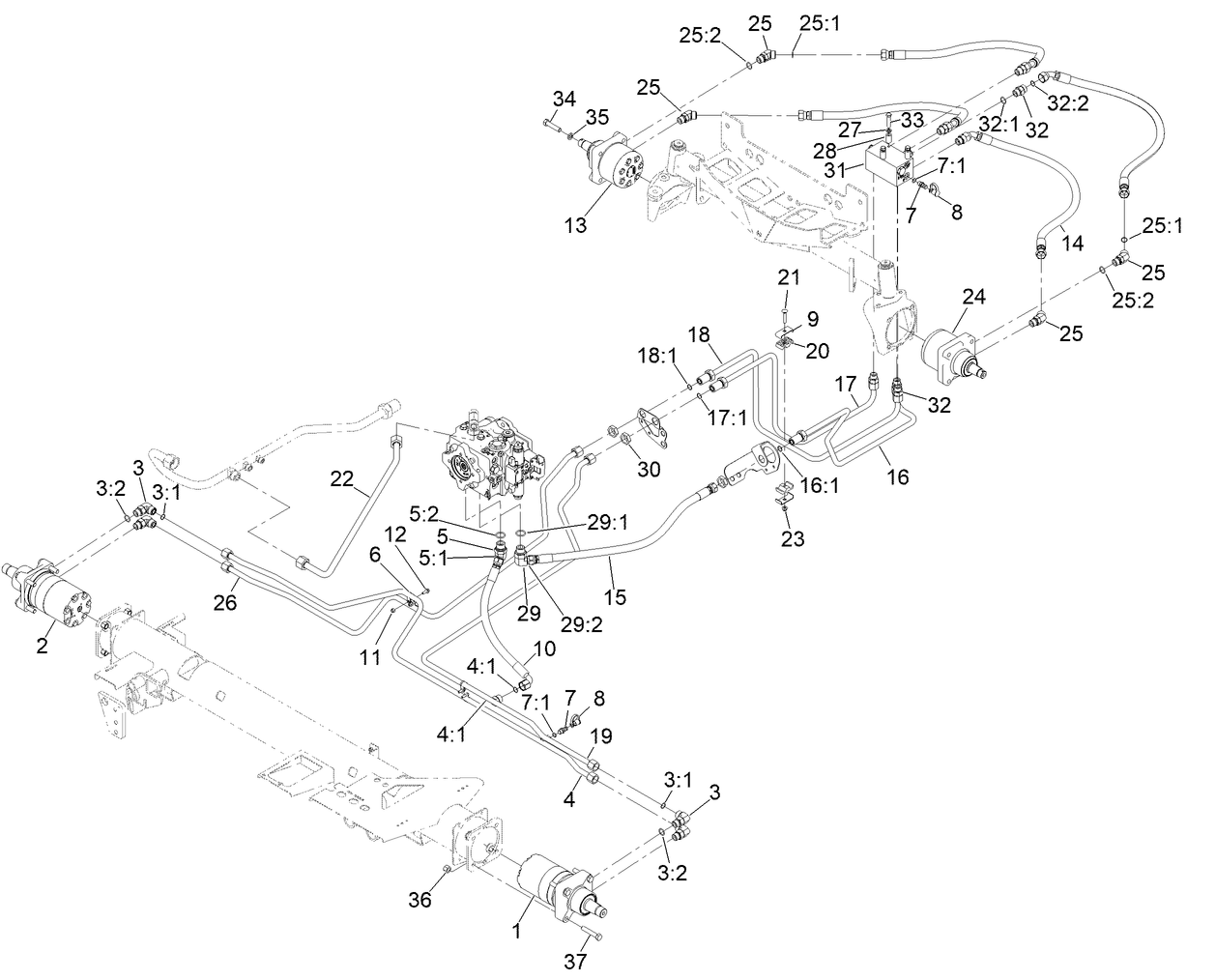 Traction Hydraulic Assembly