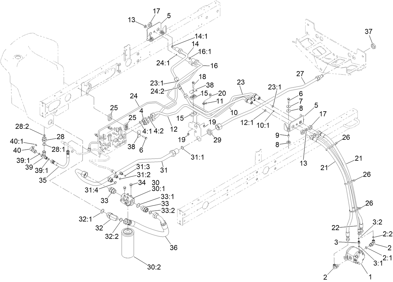 No. 2 and 3 Reel Drive Hydraulic Assembly
