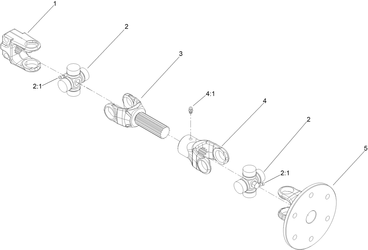 Drivershaft Assembly No. 144-2053