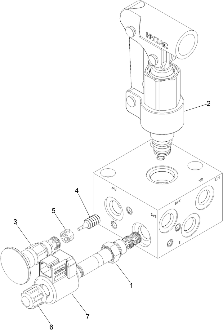 Brake Release Manifold Assembly No. 139-6046