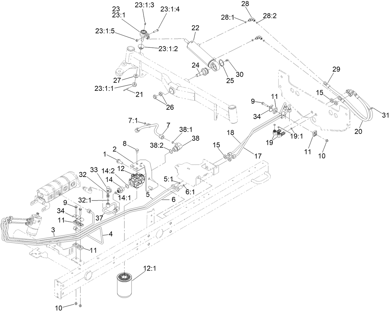 Steering Hydraulic Assembly