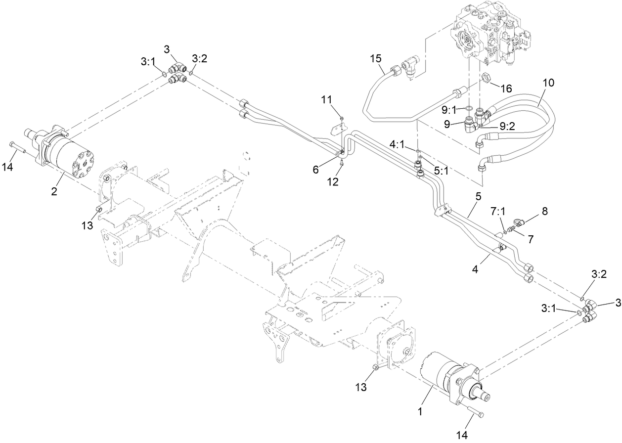 Traction Hydraulic Assembly