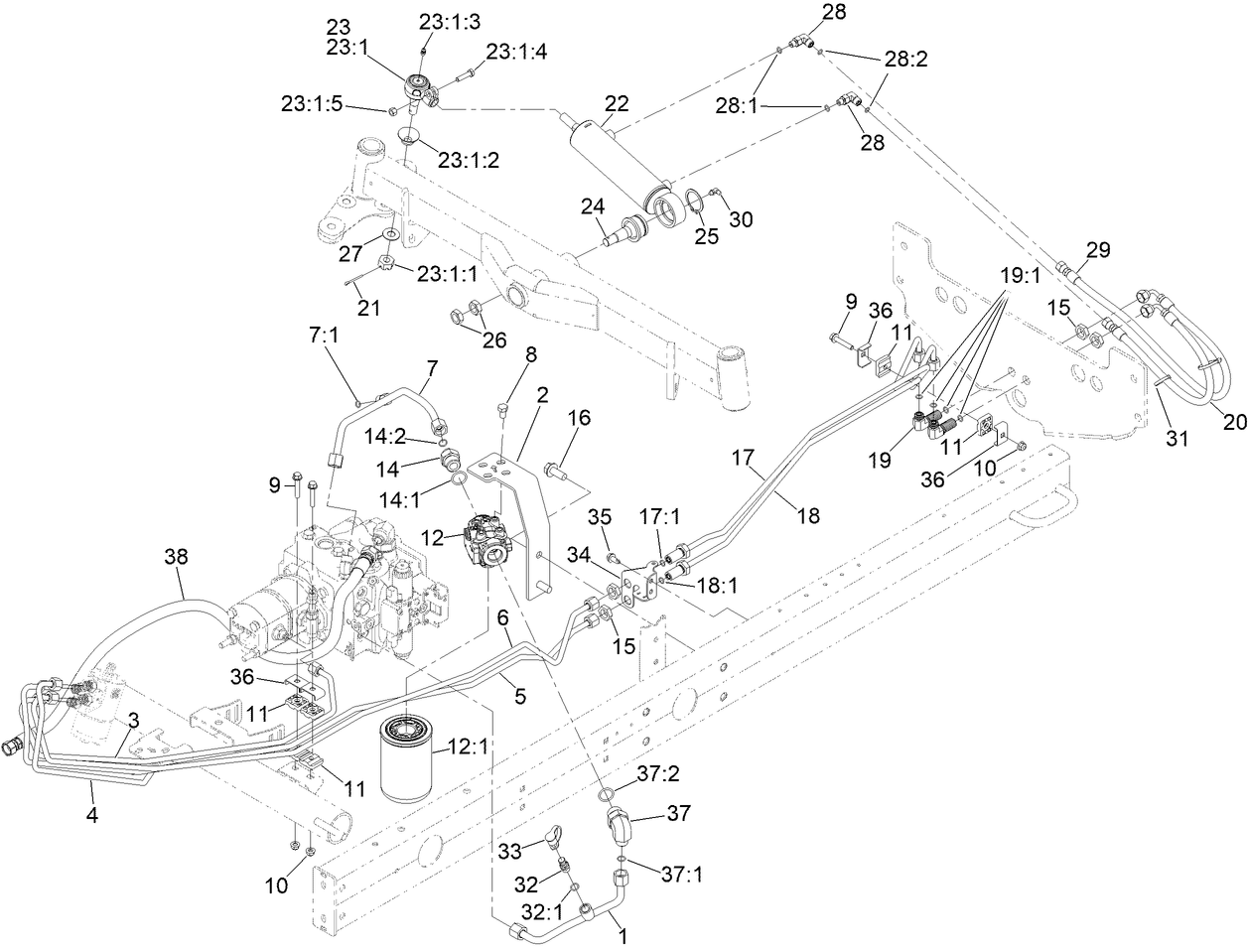 Steering Hydraulic Assembly