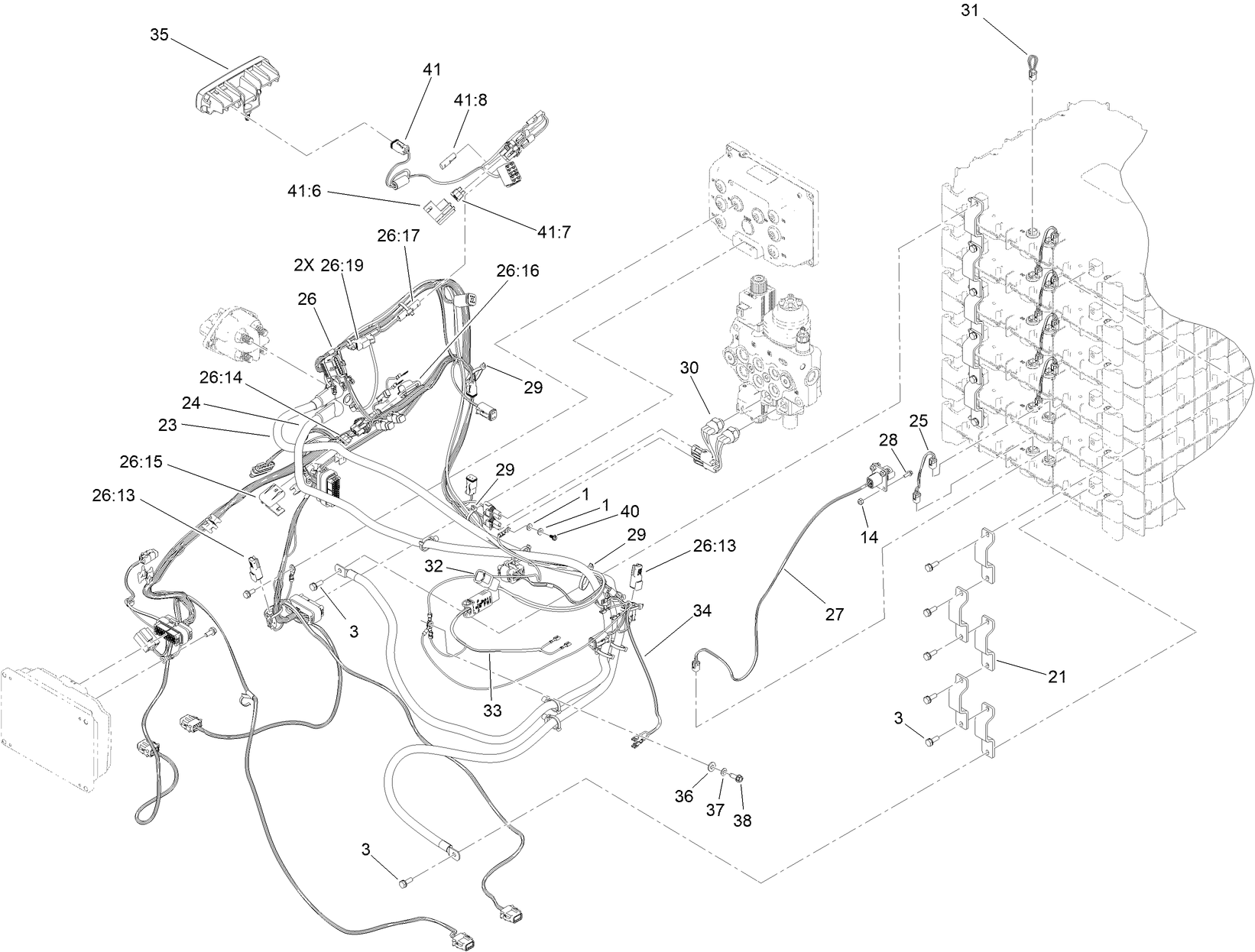 Main Wire Harness Assembly