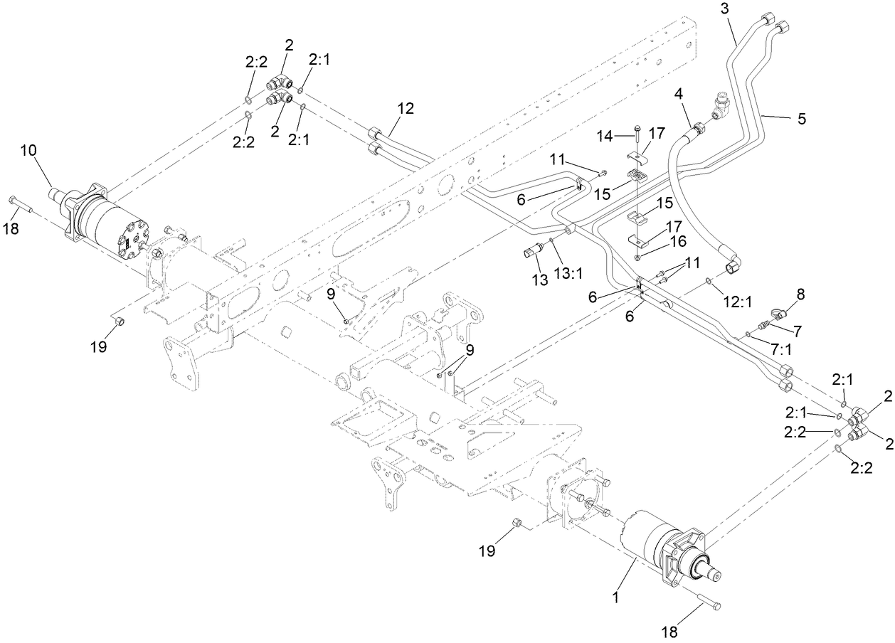 Traction Hydraulic Circuit Assembly