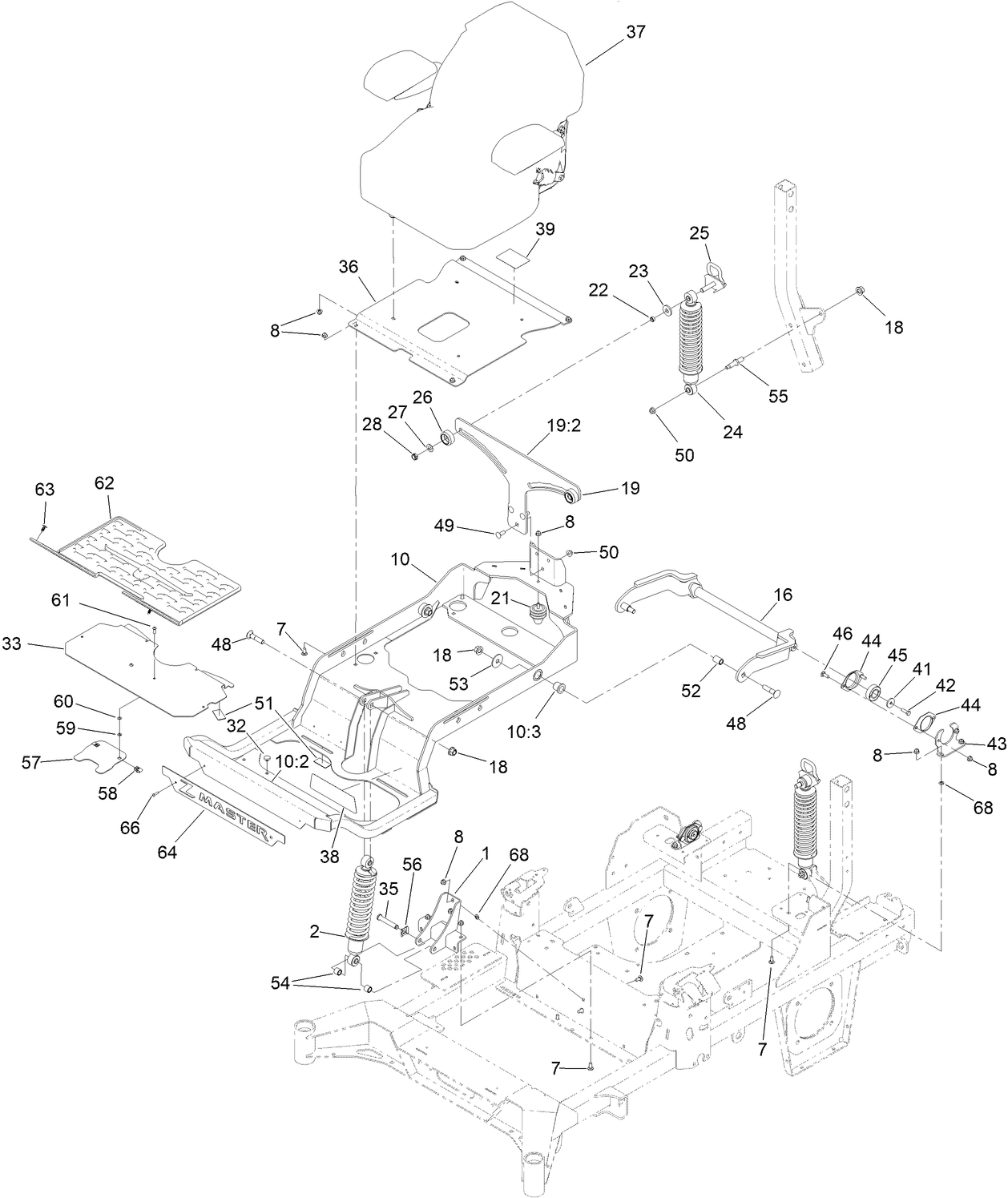 Seat Suspension Platform Assembly