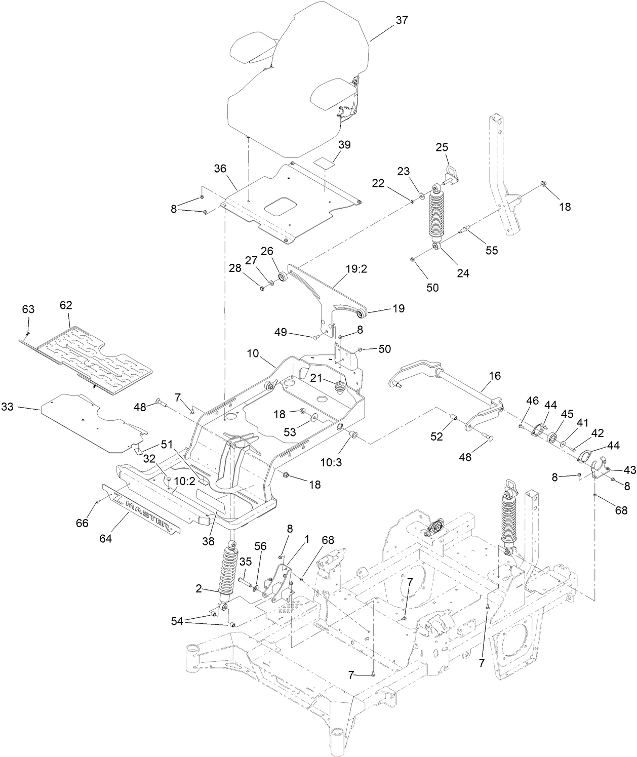 Seat Suspension Platform Assembly
