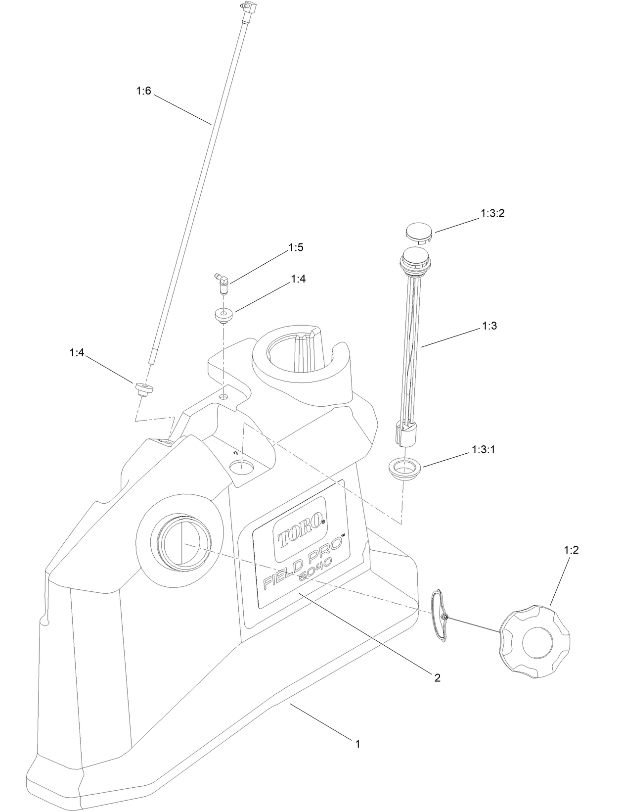 Fuel Tank Assembly No. 145-7445SP