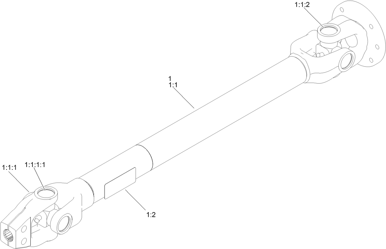 Driveshaft Assembly No. 144-0521SP