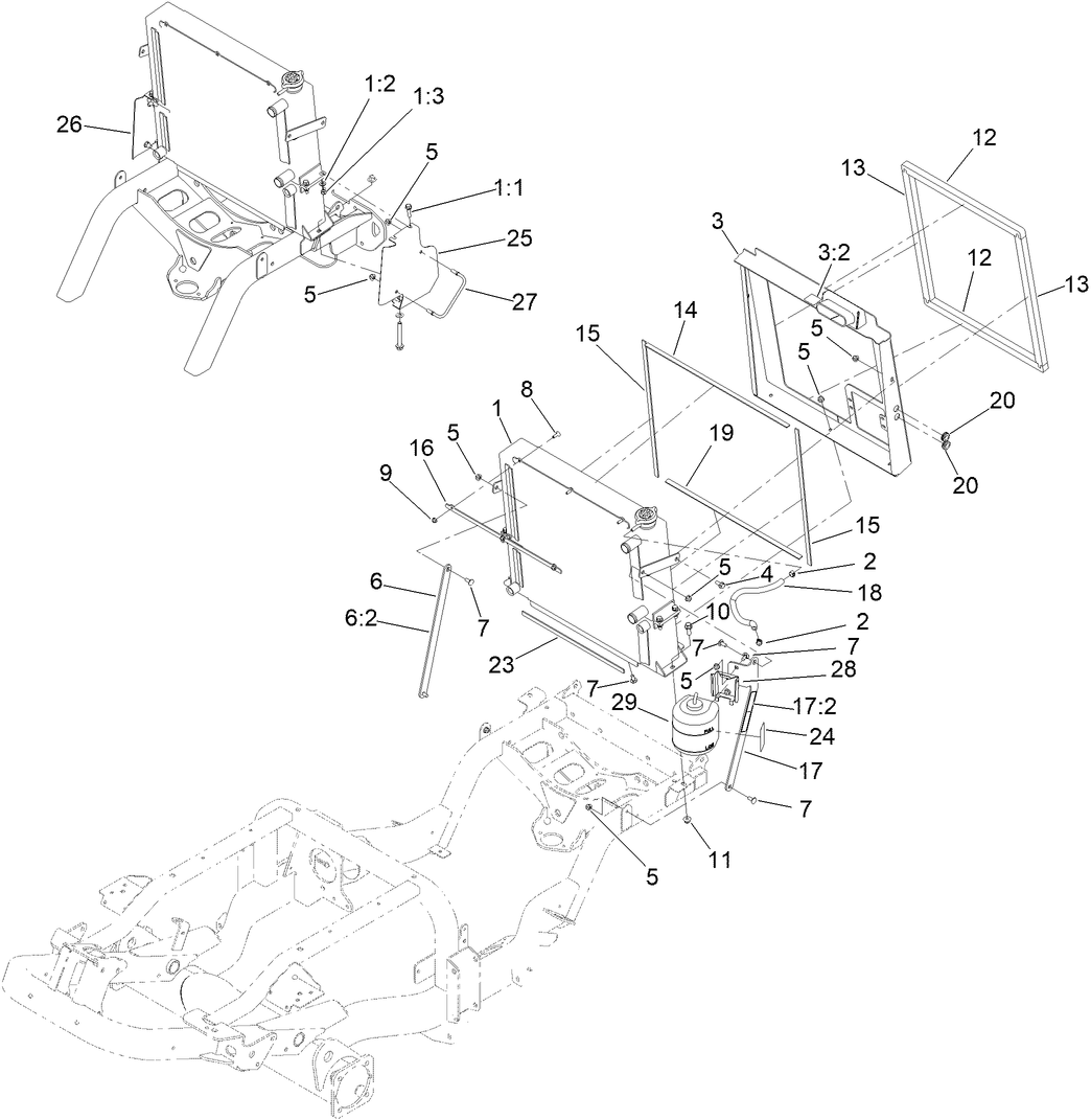 Radiator and Cooler Assembly