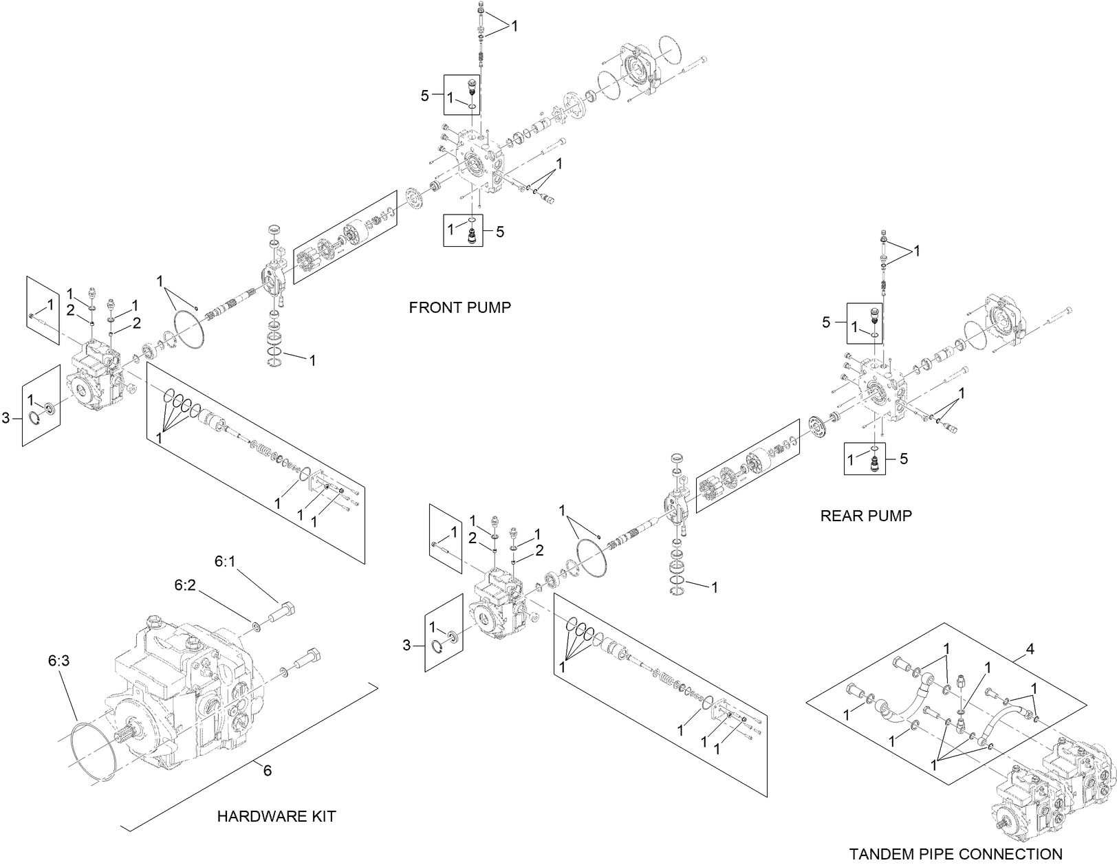Tandem Pump Assembly No. 138-0767