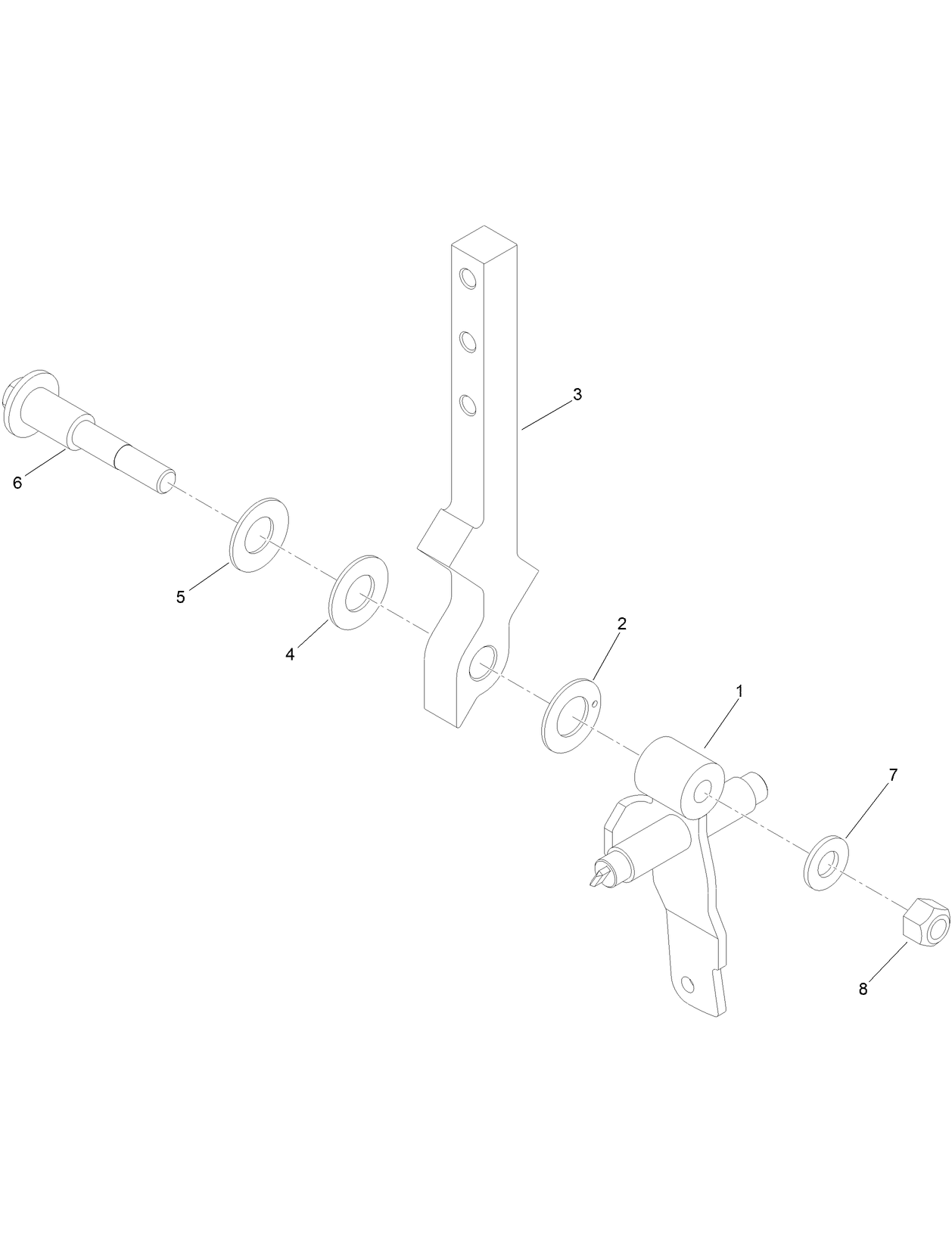 Left Motion Control Assembly No. 145-1326