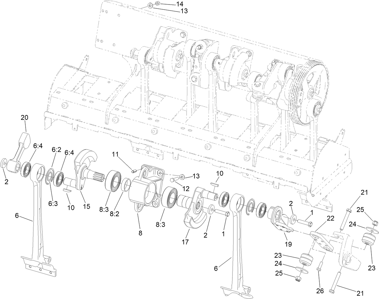 No. 7 and No. 8 Crankarm Assembly