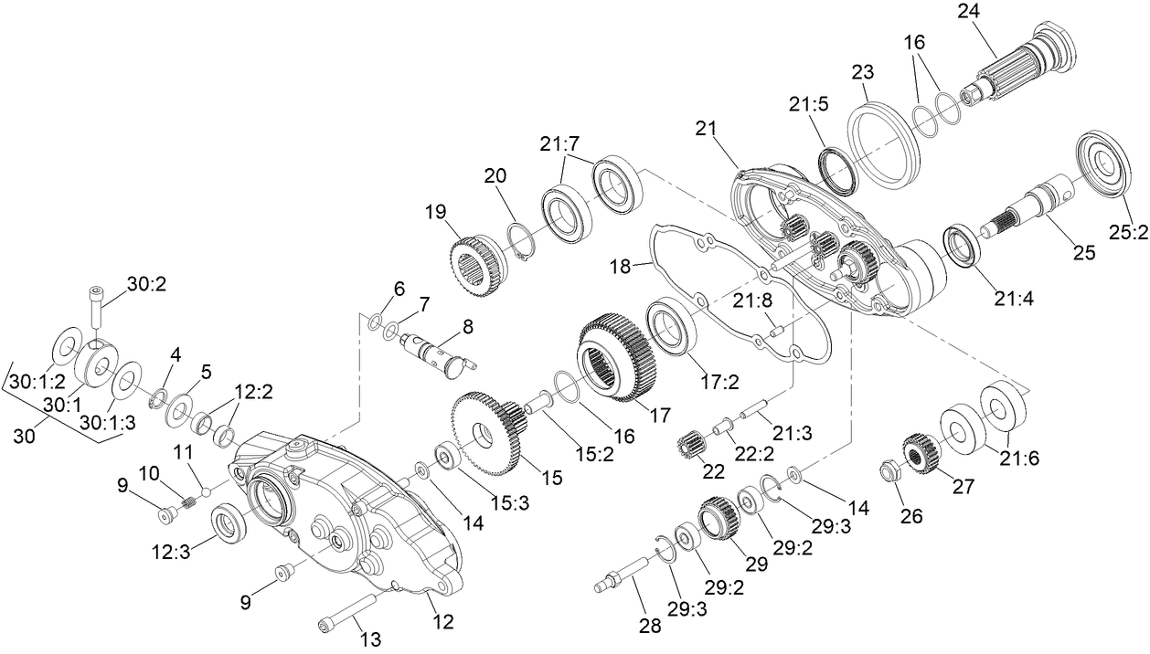 Groomer Drive Box Assembly No. 140-5620