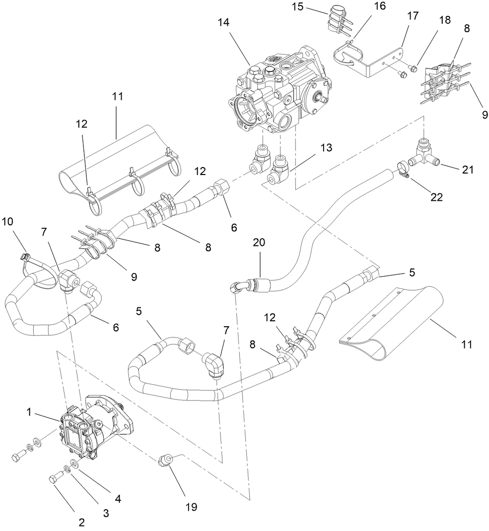 Motor Plumbing Assembly