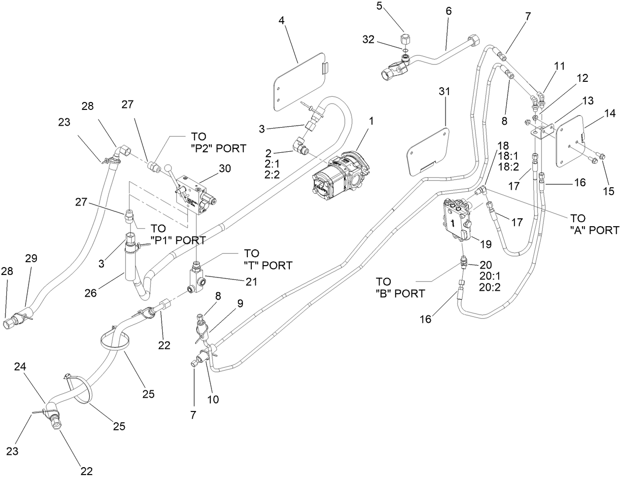 Hydraulic Configuration Assembly