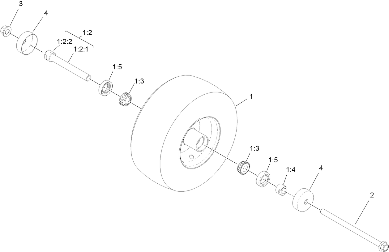 Wheel and Bearing Assembly No. 140-4896