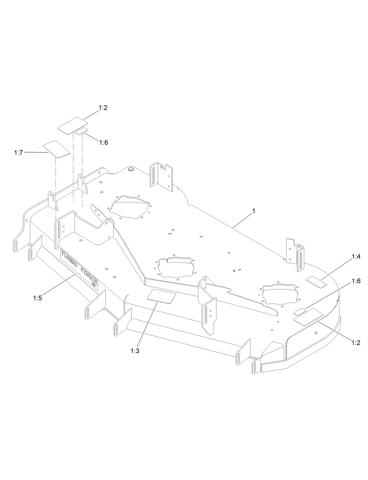 Deck Decal Assembly No. 147-7826
