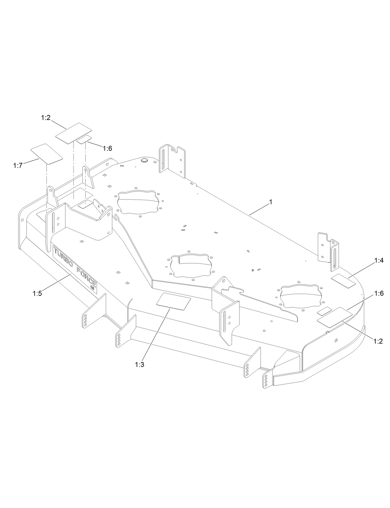 Deck Decal Assembly No. 147-7827