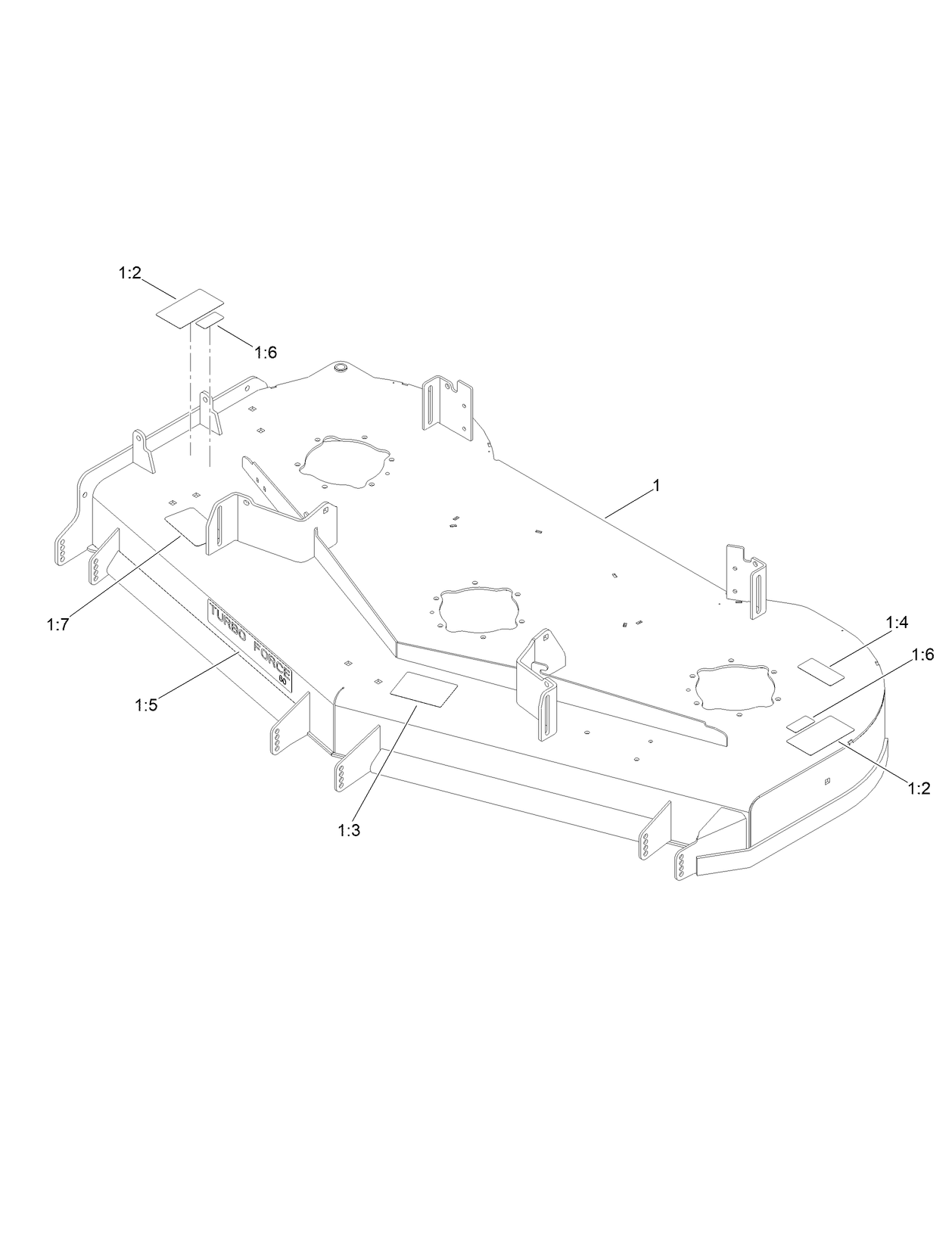 Deck Decal Assembly No. 147-7825