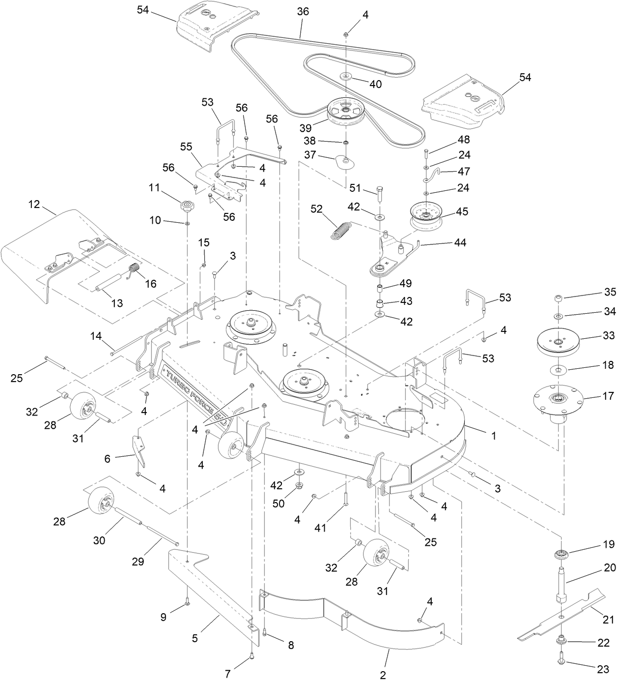 60 Inch Deck Assembly