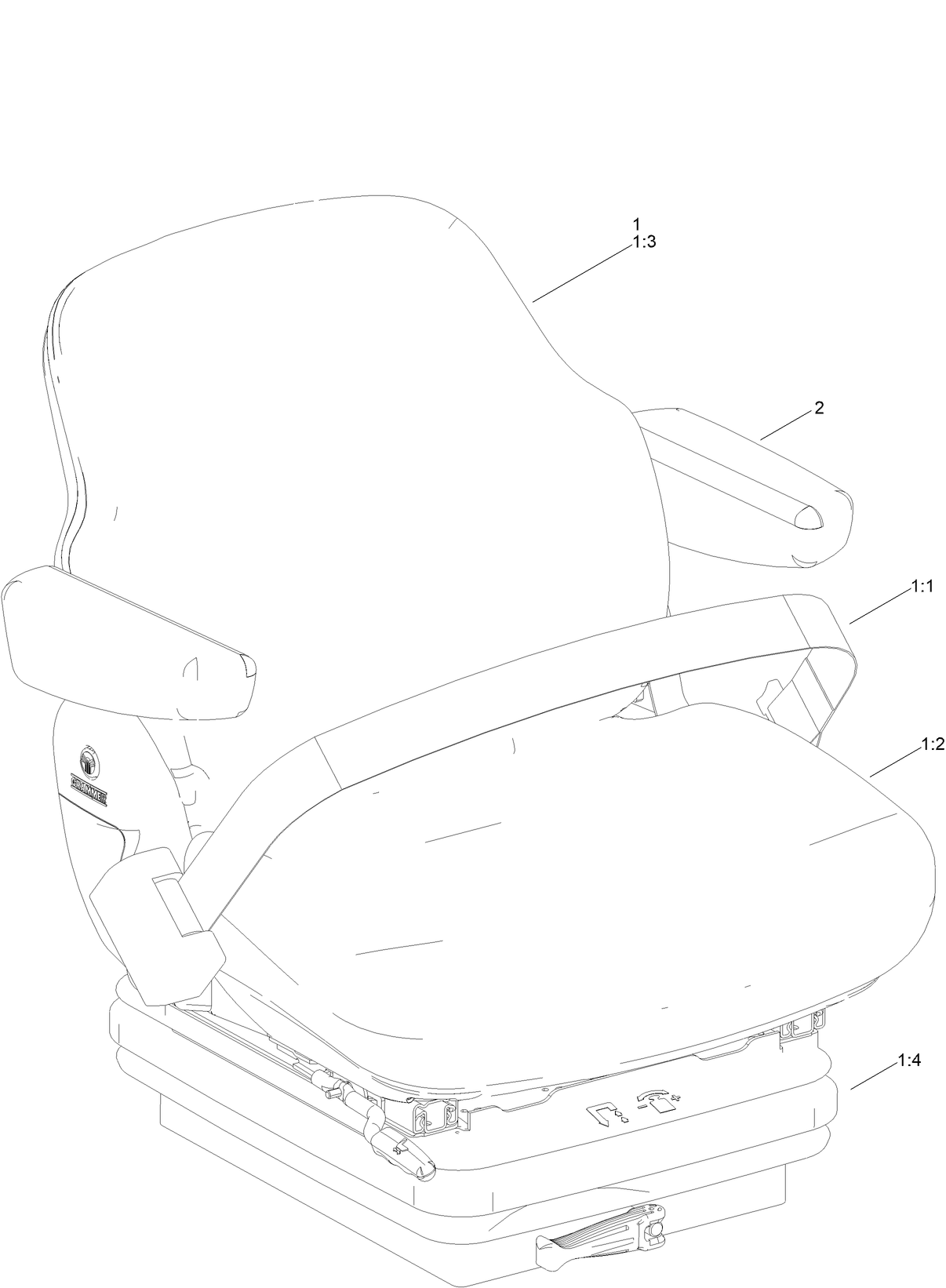 Seat Assembly No. 134-0260