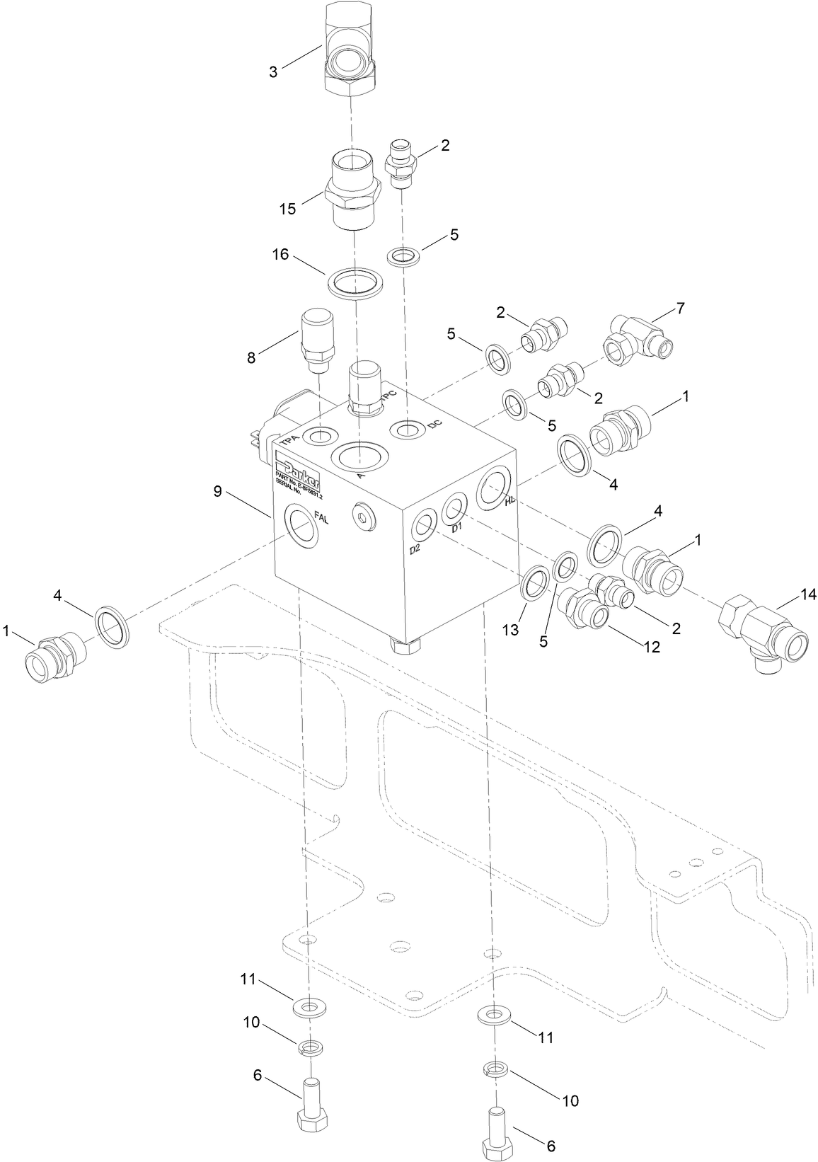 Transmission Control Manifold Assembly