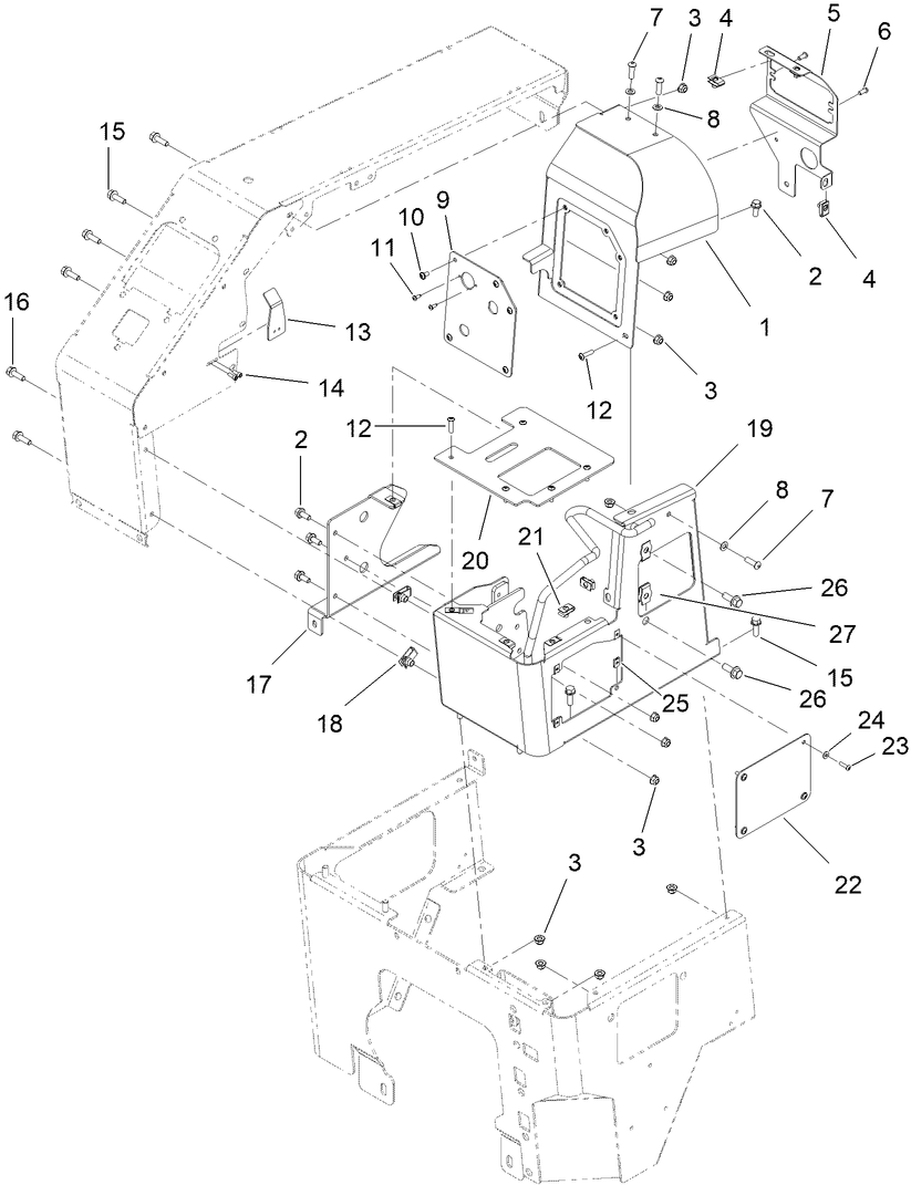 Right Console Assembly