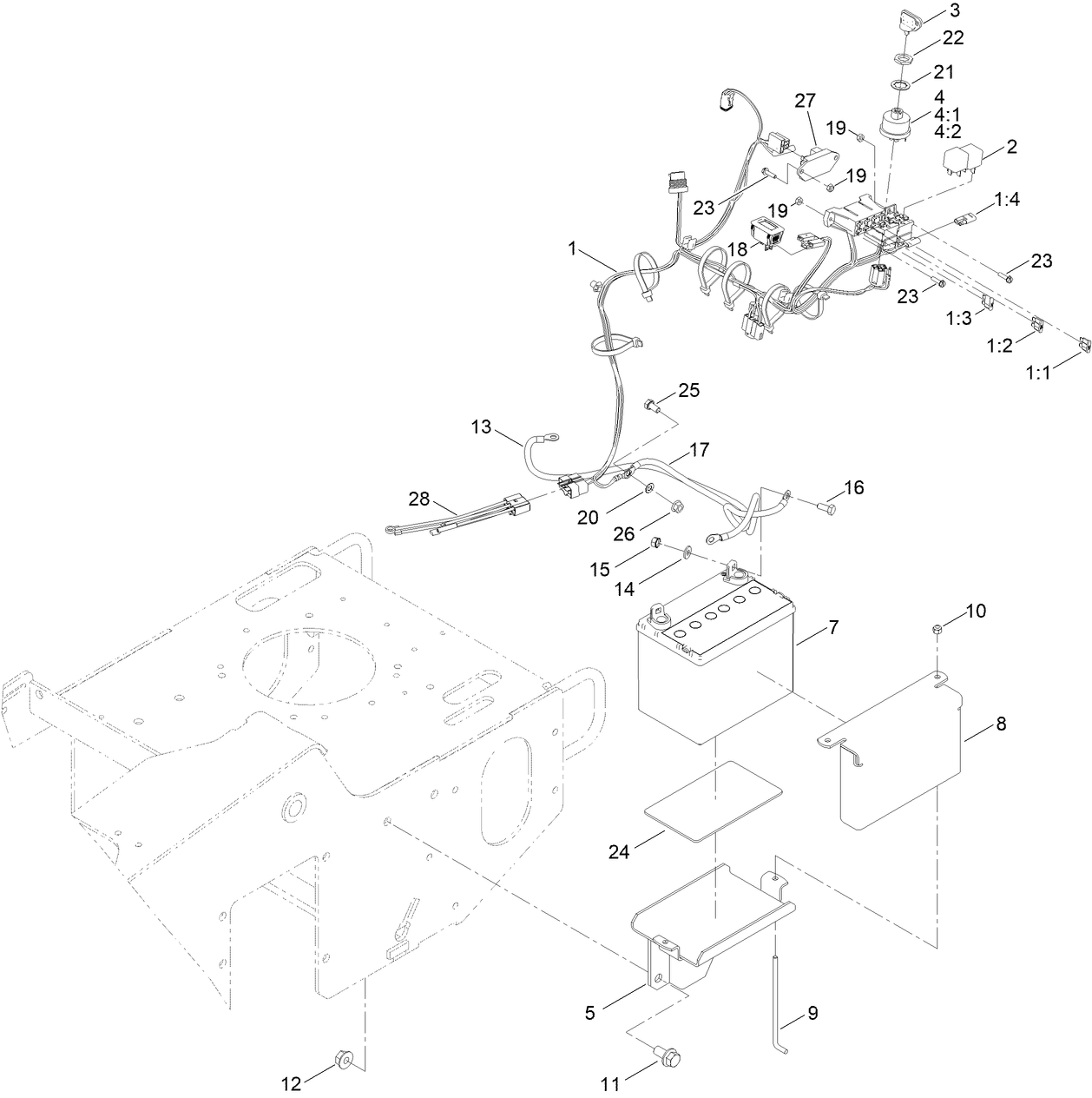 Battery and Electrical Assembly