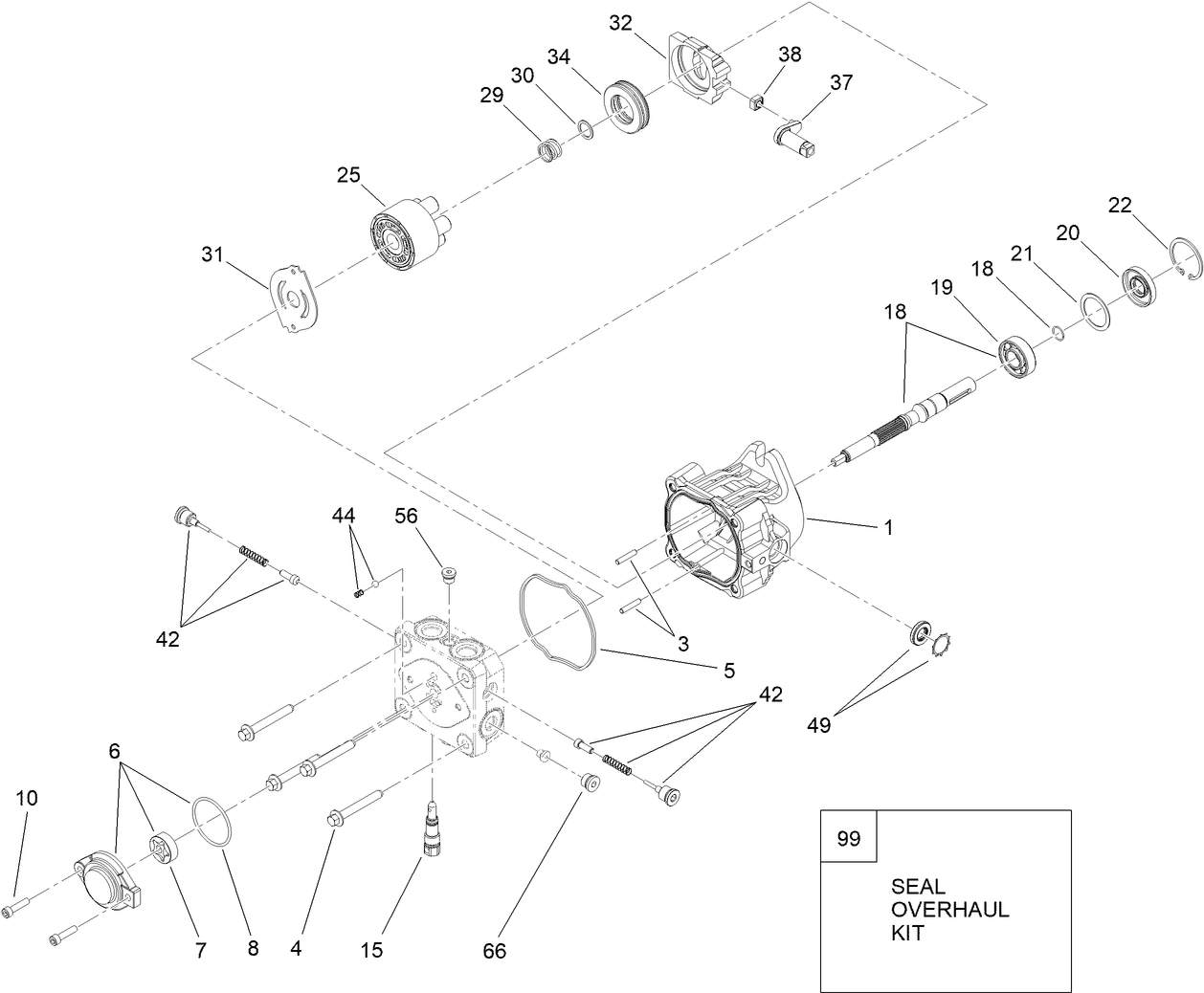 Hydraulic Pump Assembly No. 117-6410