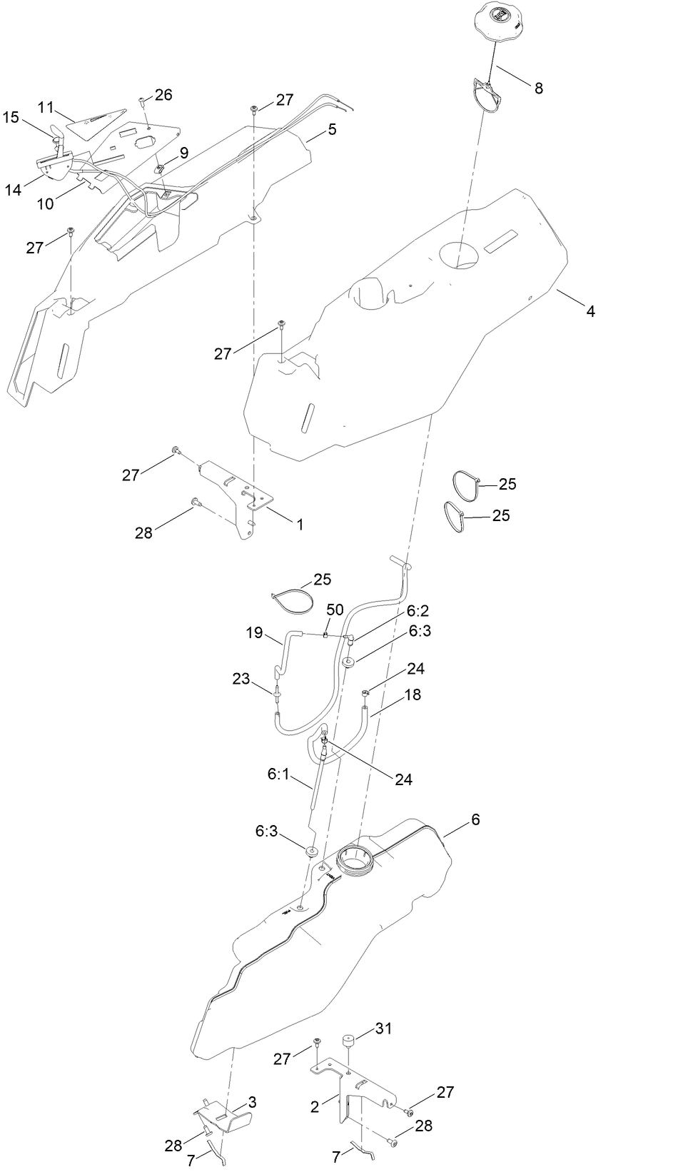 Body Styling and Fuel Pod Assembly