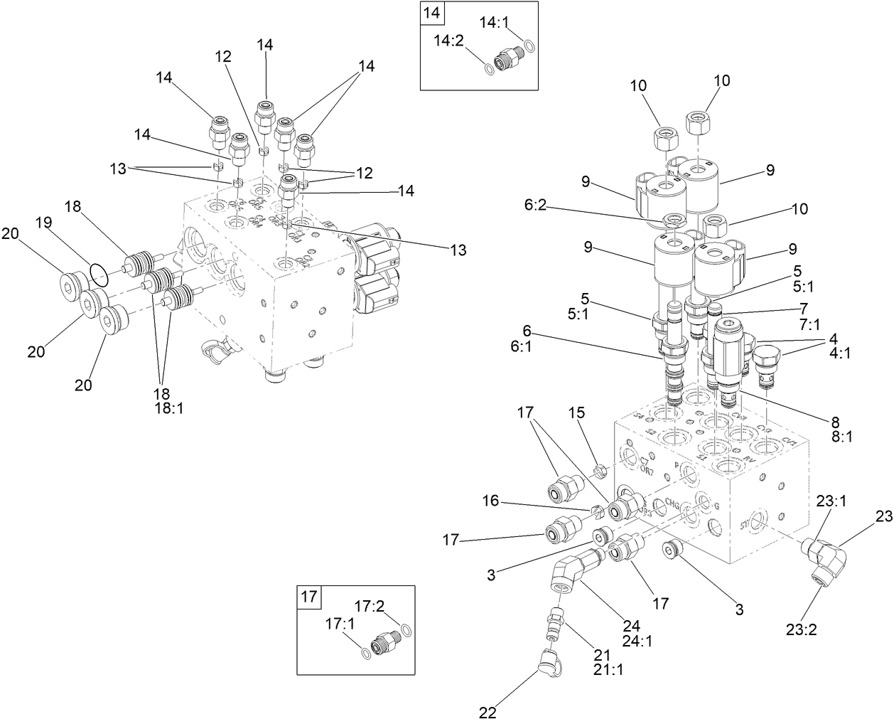 Lift Manifold Assembly No. 138-6998